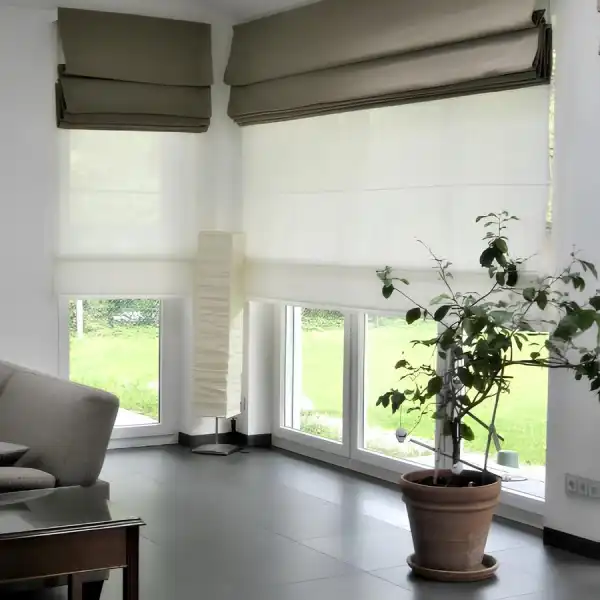 Двойная римская штора